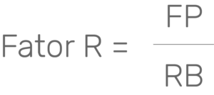 Fórmula do cálculo do Fator R Fórmula do cálculo do Fator R